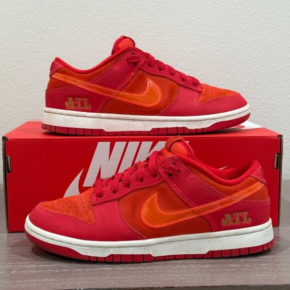 Nike Other - NIKE DUNK LOW ATL UNIVERSITY RED/BRIGHT CRIMSON UNIVERSITE ROUGE/CRAMOISI VIF